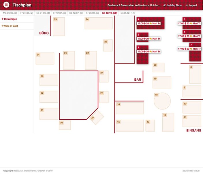 Weblösungen - Beispielansicht auf Laptop