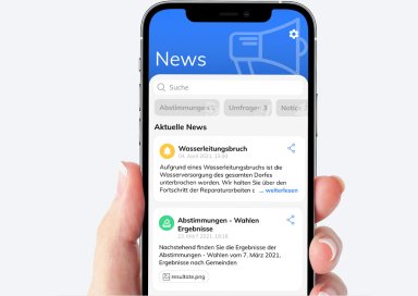 Gemeinde Webseite: Strukturierter Datenaustausch mit Fremdsystemen