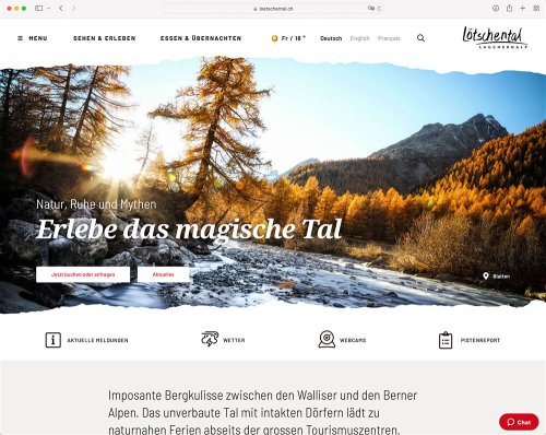 Referenz Webseite der indual GmbH, Webentwicklung und Hosting, Brig