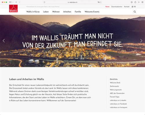 Referenz Webseite indual GmbH, Webentwicklung, Webdesign und Hosting, Brig