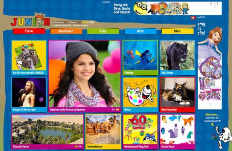 Weblösungen - Beispielansicht auf Laptop