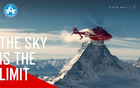 Webdesign Wallis - Responsive Design Desktop – Air Zermatt