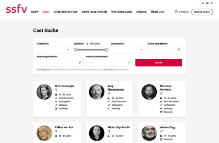 Webapplikation - Digitalsierung - Beispiel SSFV