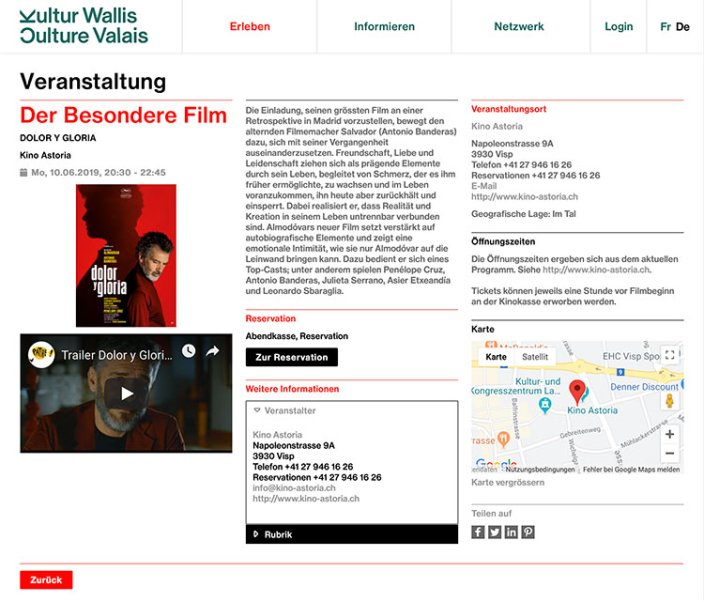 Weblösungen - Beispielansicht auf Laptop