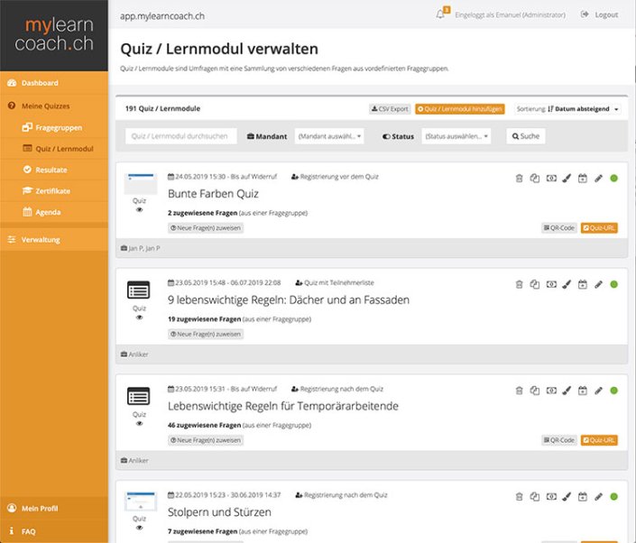 Weblösungen - Beispielansicht auf Laptop