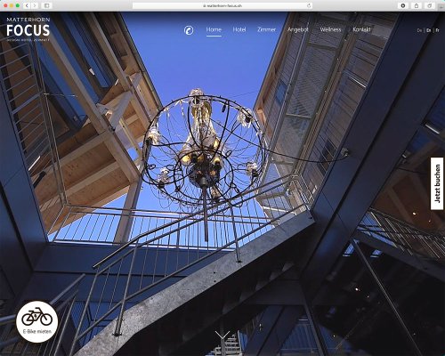 Referenz Webseite der indual GmbH, Webentwicklung und Hosting, Brig