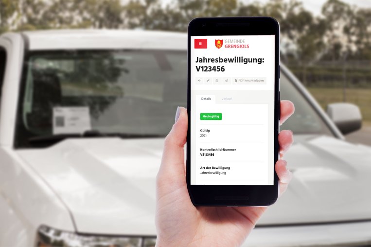Webapplikation für Gemeinde Grengiols