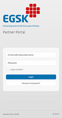 Umsetzung, Konzept und Responsive Design: EGSK in Bern