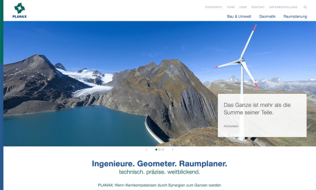 Planax Ingenieure. Geometer. Raumplaner.